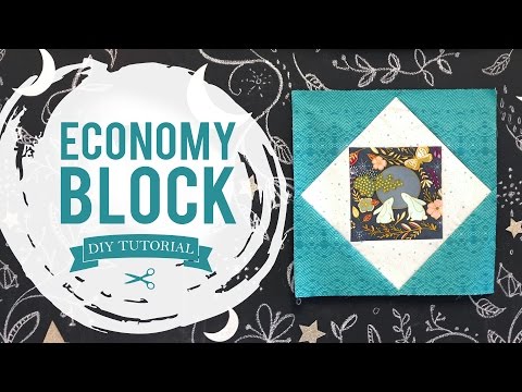 AGF Quilt Block Collection: Economy Quilt Block Tutorial featuring Nightfall by Maureen Cracknell