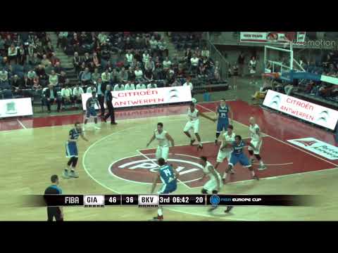 GAME HIGHLIGHTS | Port of Antwerp Giants vs BK Ventspils (LV) - Brad Waldow