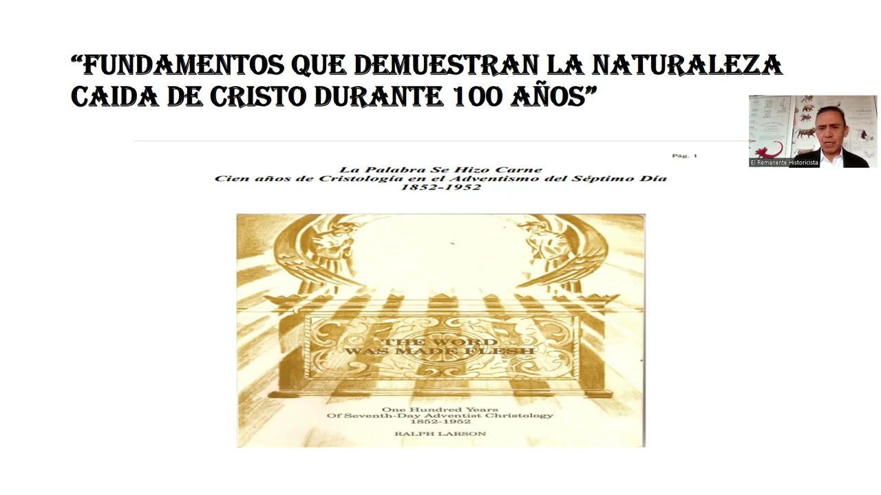 "FUNDAMENTOS QUE DEMUESTRAN LA NATURALEZA CAIDA DE CRISTO". Carlos Gómez.