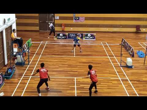 Badminton FELET PJBA Men's Double Open- Ikmal Aizat / Ammar Rusyaidi Vs Ahmad Azamudin / Faris Zikri