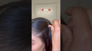 Pov: You’ve been using Bobby Pin the wrong way your whole life!!😳😱 #hair #hairstyle #shorts #hack