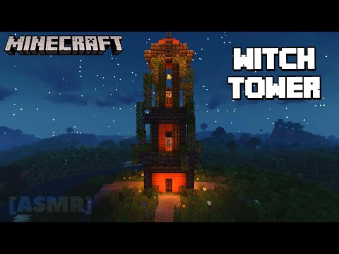 Cheeky ASMR - [ASMR] Minecraft "Witch Tower" Build (Whispering & Keyboard Sounds)