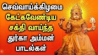 TUESDAY DURGA AMMAN ABHISHEKAM SPL SONG | DURGAI DEVI PADALGAL | Durga Devi Tamil Devotional Songs