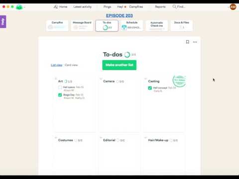 Basecamp Tutorial Video