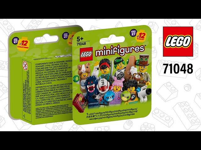 Vídeo relacionado con Lego Minifiguren Serie 27 Juego completo con 12 figuras para coleccionar, Set 12 x 71048 - Lego Neuheiten 2025