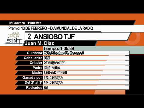 CARRERAS DE DEL SINT 26/2/26 I EN VIVO I MONTEVIDEO, URUGUAY