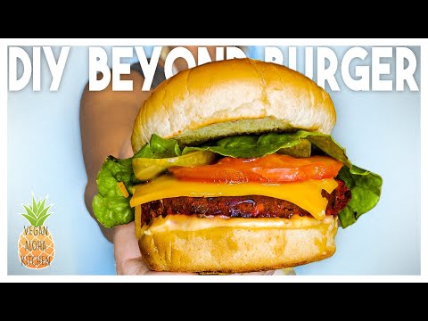 Beyond Burger Recipe /DIY How to make your own plant based meat