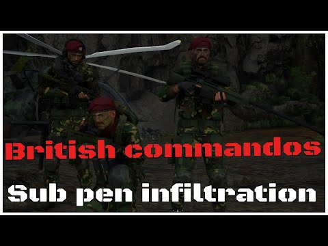 Sub pen infiltration - British commandos gameplay - Ghost recon: Breakpoint