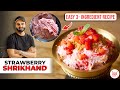 Winter Spl Strawberry Yogurt Recipe Tasty Shrikhand Easy Strawberry Shrikhand Chef Sanjyot