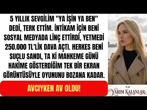 **"YA İŞİN YA BEN" DEDİ! 5 YILLIK İLİŞKİMİ BİTİRDİM, HAYATIMI MAHVETMEYE ÇALIŞTI! (GERÇEK HİKAYE)**