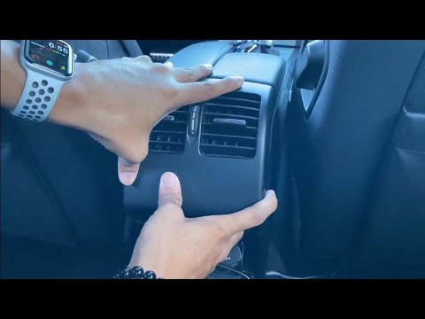 How to remove center console rear AC vent unit on your Mercedes Benz C300 W204