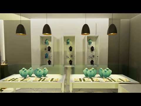 Jewelry Gallery Interior Design 3D Animation