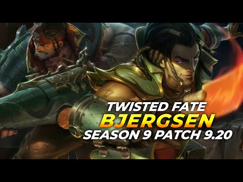 Bjergsen Twisted Fate vs Zilean Mid - Season 9 Patch 9.20 - LOL Replays