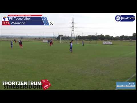 3.9.2016: U16: Tecnofutbol - Vösendorf - Highlight  (1. Halbzeit / 12:30) am 03.09.2016 10:47