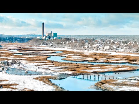Snow Day @ Town Neck | CAPE COD DRONE SHOTS