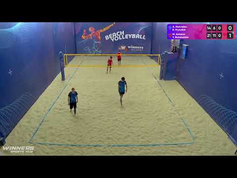 14:35 A. Matvieiev / R. Prytuliak - M. Anhelov / Y. Bohdashkin 08.11.2022 | Winners Beach Volleyball