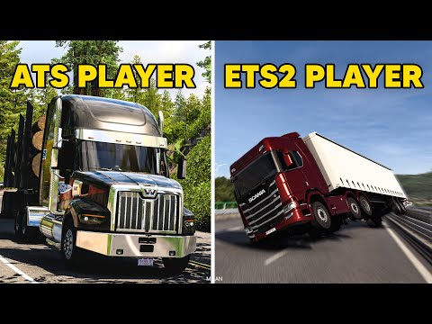 ETS2 Players vs ATS Players