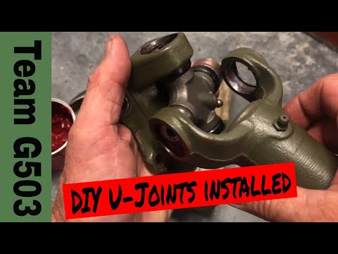 Installing Universal Joints With Basic Shop Tools G503 Willys Jeep