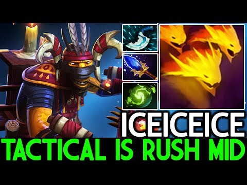 Iceiceice [Shadow Shaman] The Tactical is Rush Mid with 2x ULT 7.21 Dota 2