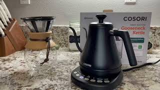 COSORI Electric Gooseneck Kettle Smart Bluetooth with Variable Temperature Control Review