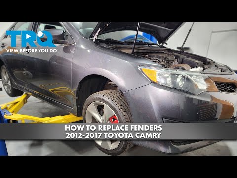 How to Replace Fenders 2012-2017 Toyota Camry