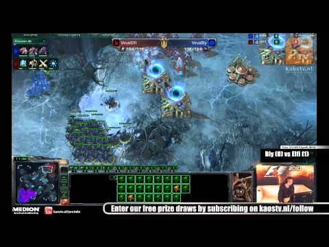 Elfi vs Bly - Zotac SC2 #54 - Quarter Final Map 1