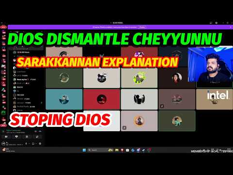 DIOS DISMANTLE🙂 SARAKKANNAN EXPLANATION | STOPING DIOS