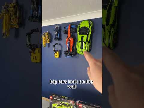 Creating the ULTIMATE Lego Wall Display! #lego #legocars #shorts