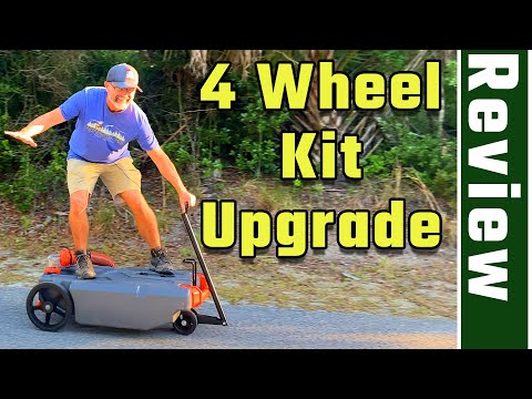 Camco VS Barker 4 WHEEL Sewer Tote Kit Tested (RV Living Full Time) 4K