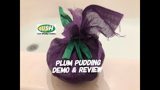 Lush Plum Pudding Christmas 2018 bath oil