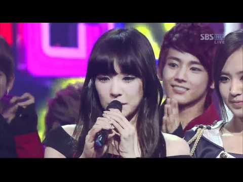 Mutizen Song - SNSD (뮤티즌송-소녀시대) @SBS Inkigayo 인기가요 2011030