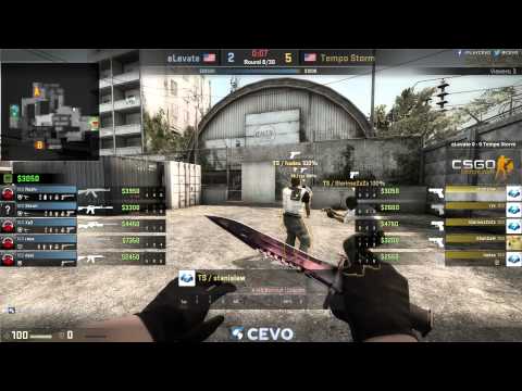eLevate vs Tempo Storm Game 1 (CEVO-P CS:GO Season 7) - Misled & Dust