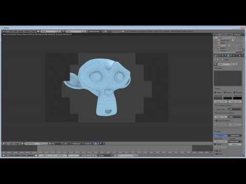 How to render a Wireframe in Blender 2.6