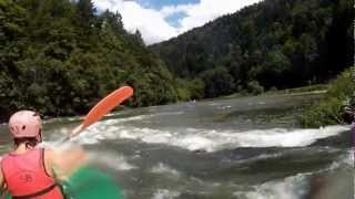 preview picture of video 'descente kayaksur le doubs  Goumois Bassin des Seignottes - Soubley 2012-07-07'