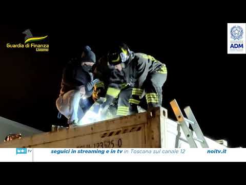 Maxi partita di cocaina sequestrata in porto a Livorno