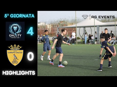 POKER GHOSTY, IL CARDITO TOTALIZZA 0 PUNTI | GHOSTY FC - ASD CARDITO 4-0 | AG Events Highlights