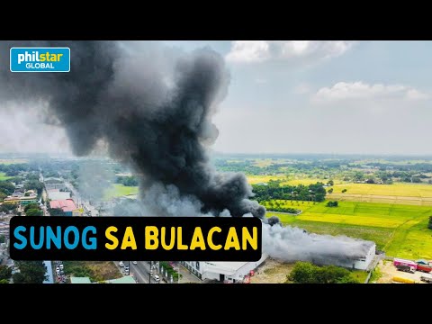 Sunog sumiklab sa isang home improvement store sa Bulacan