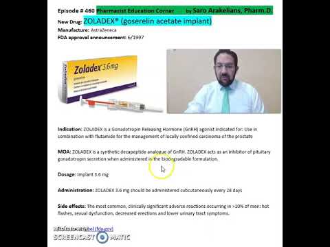 3.6mg Zoladex Goserelin Acetate Injection