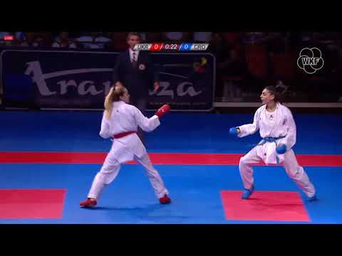 53rd EKF Senior Championships - Kumite Feale -55Kg -A. Terliuga (UKR) - A. Hasan (CRO)