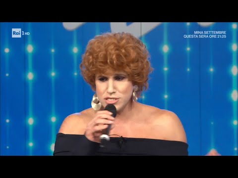 Vincenzo De Lucia Imitates Ornella Vanoni - Domenica In 31/01/2021