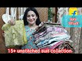 Latest Unstitched Suit Collection Haul Upto 70 Off Cotton Organza Georgette Specialsuit Flipkart