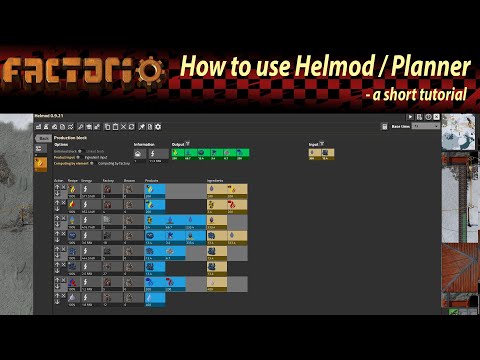 Factorio - How to use Helmod / Planner, UPDATED (2020)! - Mod Spotlight