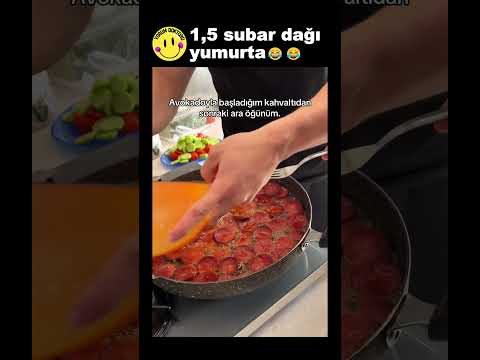 Babamın Annem Yokken Yaptığı Yemek 1.5 Subar dağı yumurta😂😅