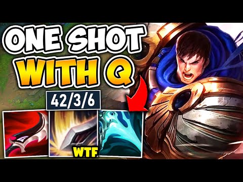 WHEN FULL LETHALITY GAREN DROPS 42 KILLS (ONE Q DEALS 2000) - League of Legends