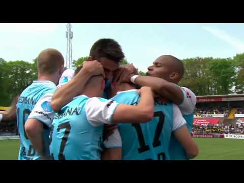 [doelpunt Jannes Vansteenkiste 0-1] VVV Venlo - Roda JC Kerkrade 29 april 2018