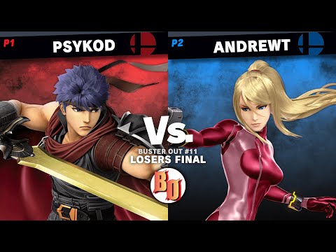 Buster Out #11 - PsyKoD (Ike, Cloud) VS AndrewT (Zero Suit Samus) Losers Final