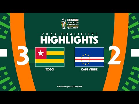 Togo 🆚 Cape Verde | Highlights - #TotalEne...
