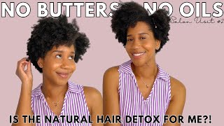 Follow up Visit to Natural Hair Salon with a Cut It Kinky Stylist | No Oils & Butters Hair Detox