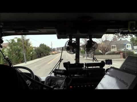 Code 3 Ride Along - Cab View - Engine 61