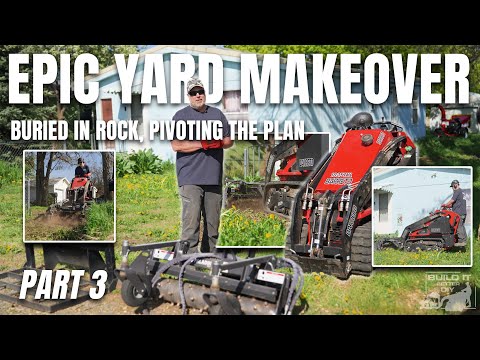 Epic Yard Makeover Part 3: Buried in Rock, Pivoting the Plan  |  Build it Better DIY